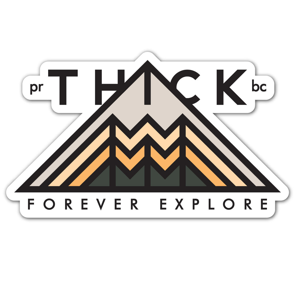 Thick Forever Explore Decal - Summer