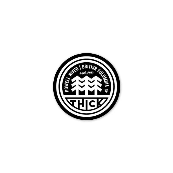 Thick Circle Logo Decal - Small