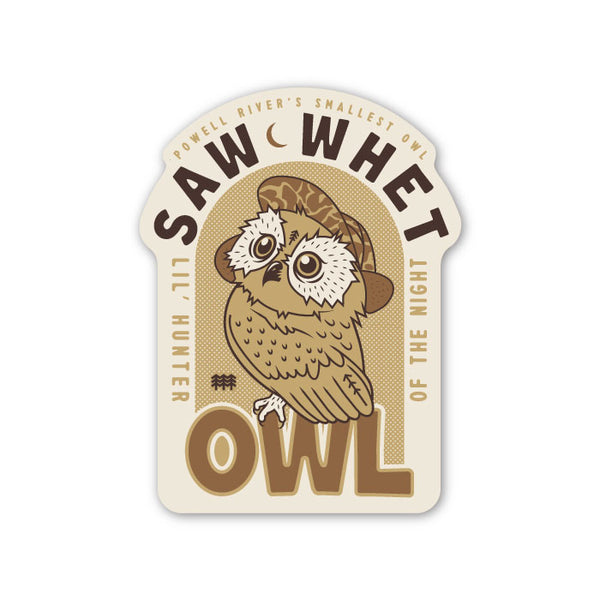 Saw Whet Owl Decal