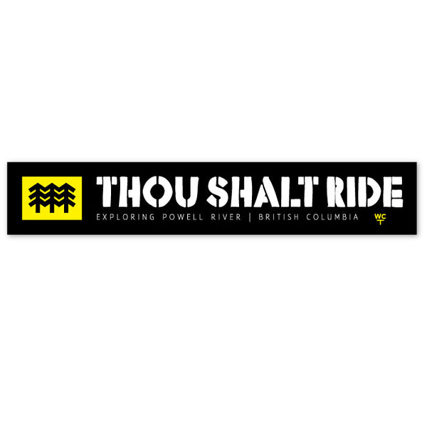 Thou Shalt Ride Decal