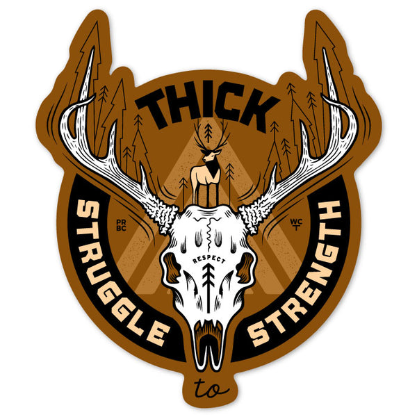 Struggle to Strength Decal - Rust