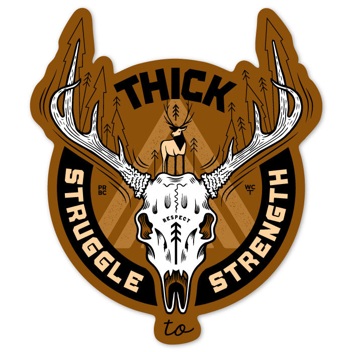 Struggle to Strength Decal - Rust
