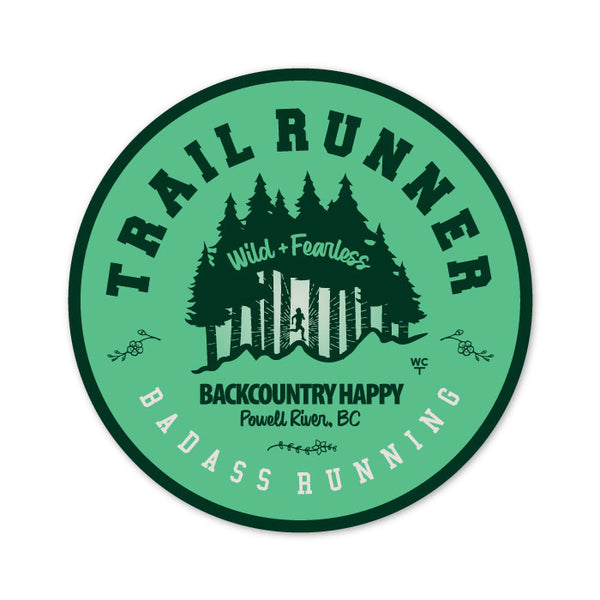 Trail Runner - Badass Running Decal