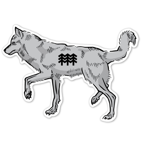 Timber Wolf Decal