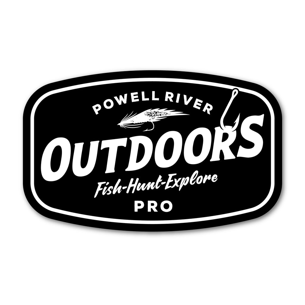 Powell River Outdoors Badge Decal