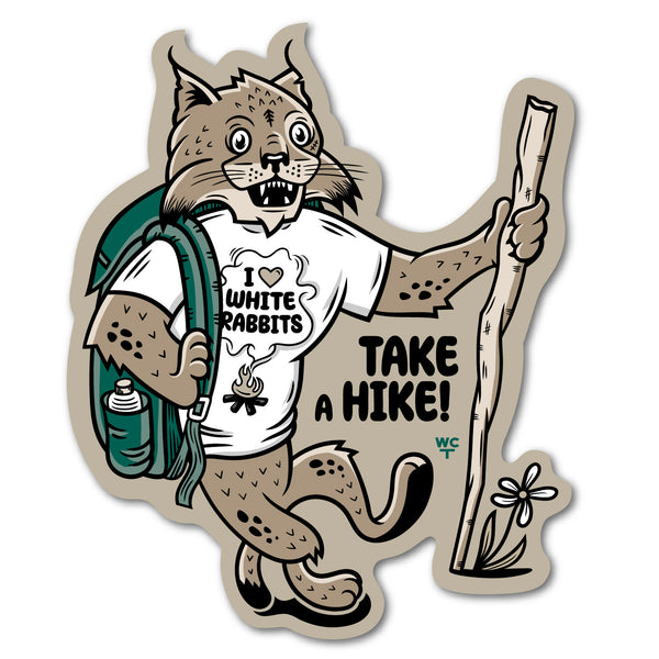 Take a Hike Bobcat Decal - Large