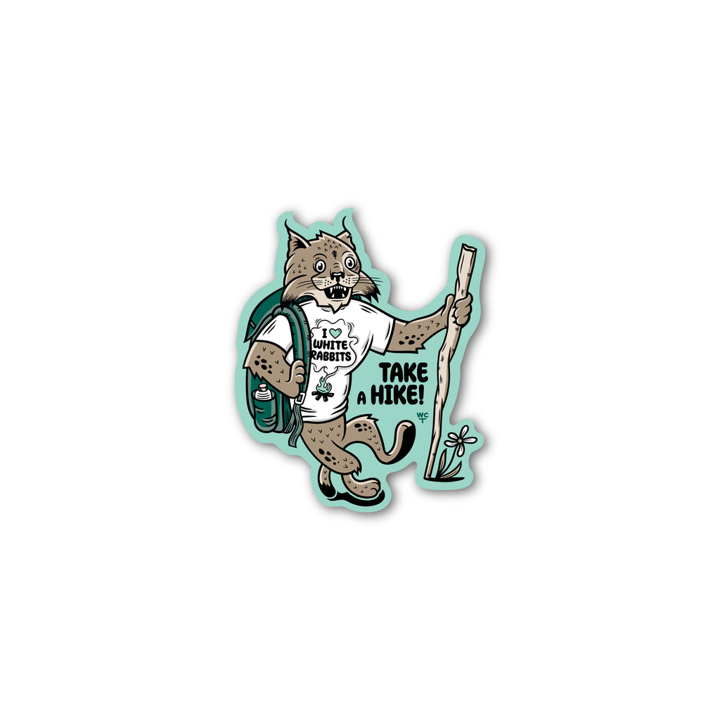 Take a Hike Bobcat Decal - Small