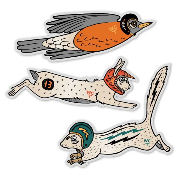 Fearless Furries + Flyer Decal Set