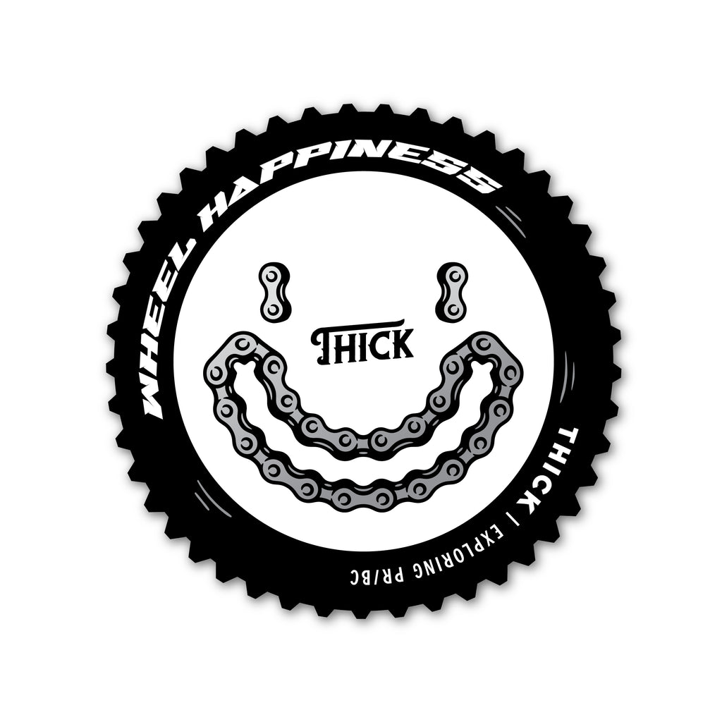 Wheel Happiness Decal
