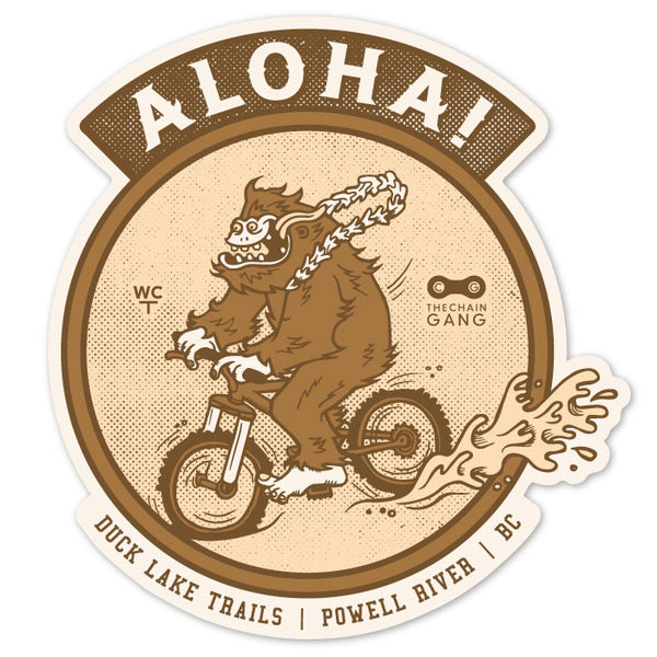 Aloha Duck Lake Trail Decal