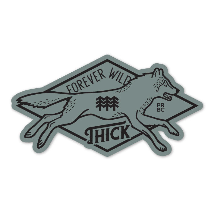 Forever Wild Decal - Smokey Teal