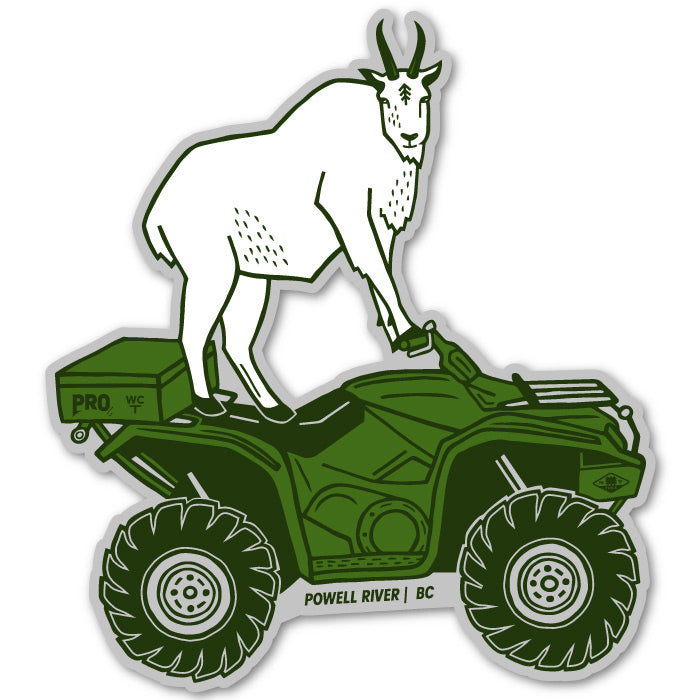 Goat Life Decal – Westcoast Thick Design Co.