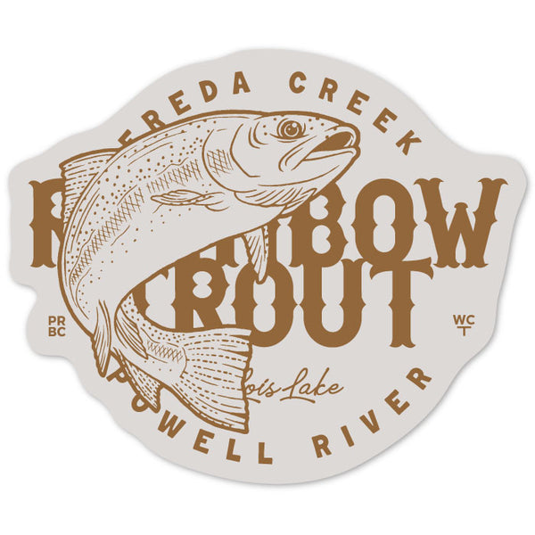 Rainbow Trout Decal