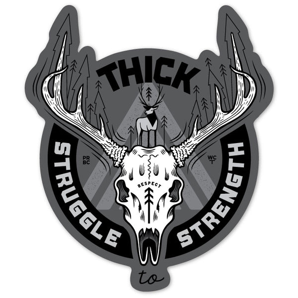 Struggle to Strength Decal - Stone