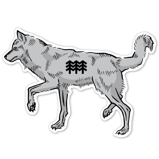 Timber Wolf Decal Westcoast Thick Design Co.